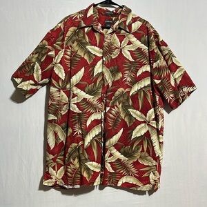 Vintage St. John's Bay island style short sleeve men's shirt size‎ XLT